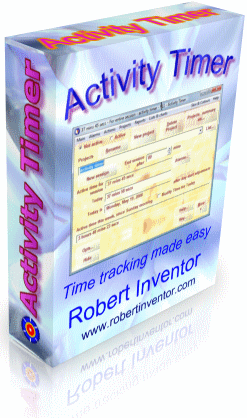 Activity Timer - time tracking made easy - box shot - texture Clear Beryl