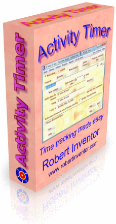 Activity Timer - time tracking made easy - box shot - texture Pink Opal