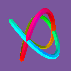 Simple 3D lissajous ... Click to get back to small image