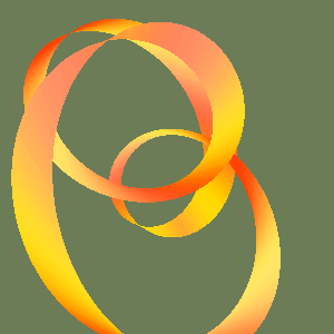 playful orange gold loop ... Click to get back to small image