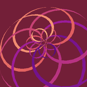 shield shaped mauve spirograph ... Click to get back to small image