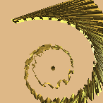 magnetised golden spiral