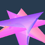 pointy pink star