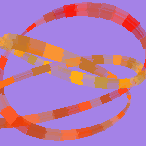 translucent red and yellow rope