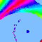 magnetised rainbow spiral