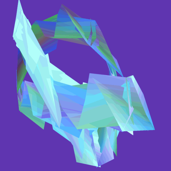 crystal shards ... Click to get back to small image