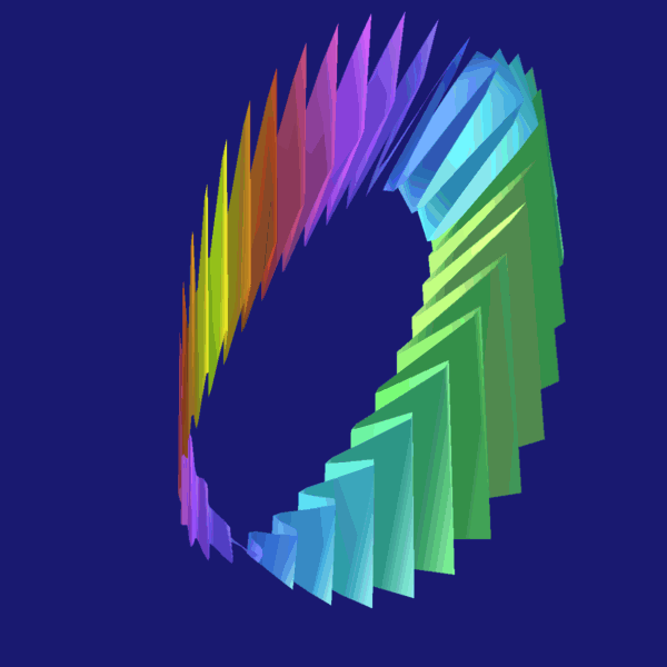 midnight rainbow concertina ... Click to get back to small image