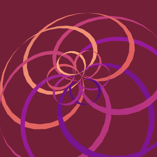 shield shaped mauve spirograph ... Click to get back to small image