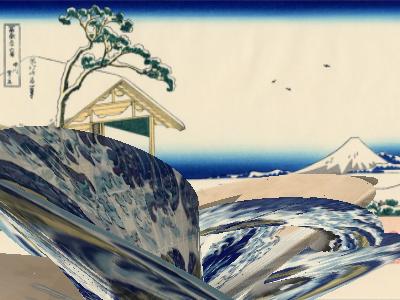 Hokusai and Hiroshige ... Click to get back to small image