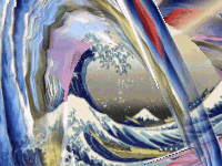 Hiroshige Great Wave ... Click for large image