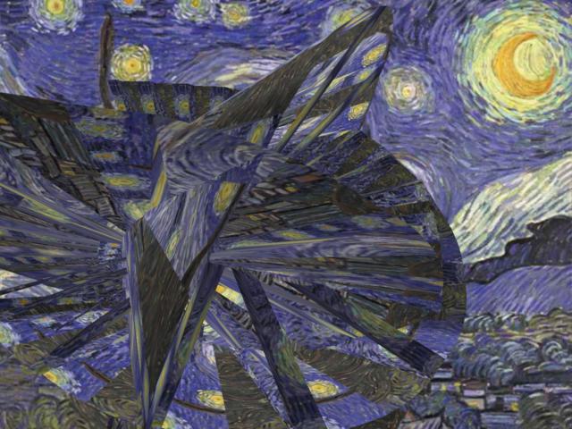 starry night umbrella morph ... Click to get back to small image
