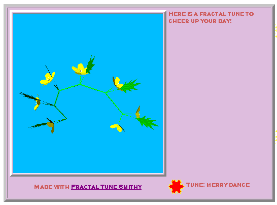 Musical e-cards with fractal music - Tune Smithy - Windows Software