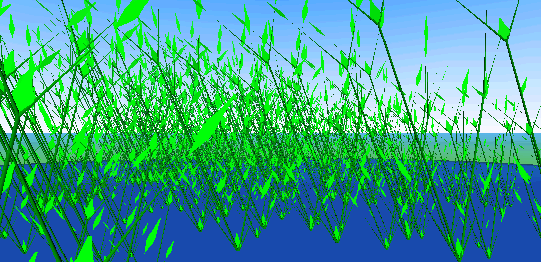 Reed bed animated