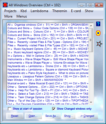 All windows Overview