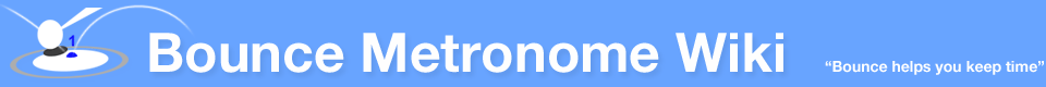 Bounce Metronome Wiki- Bounce helps you keep time